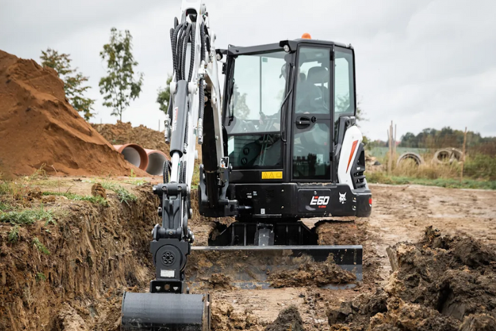 Transport de terre et gravier